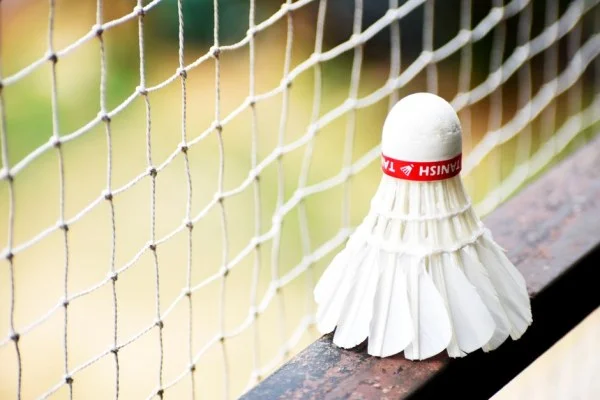 badminton singles match